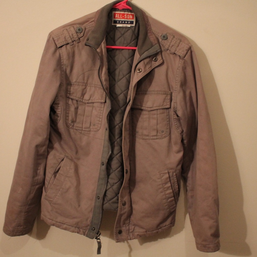Warm Comfortable Rugged Lined Quilted Jacket